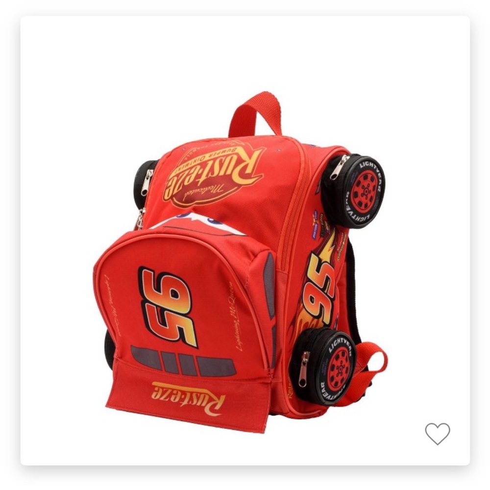 Pixar Cars Lightening McQueen backpack